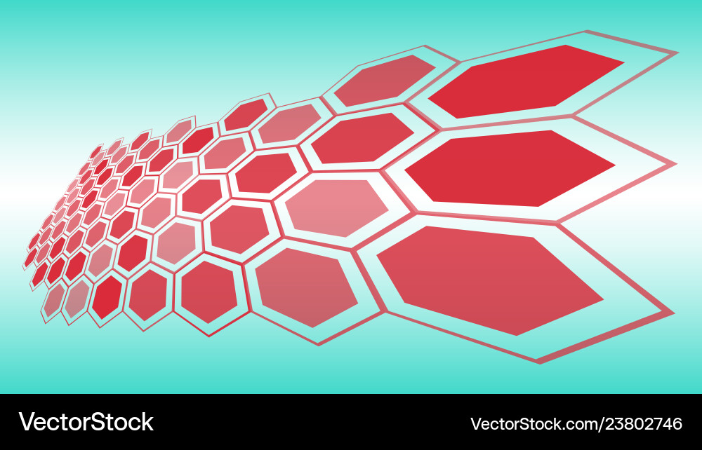 Technology background hexagon shapes abstraction vector image