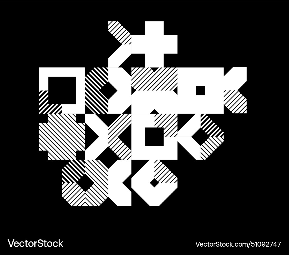 Abstract geometric black and white background Abstract geometric black and white background vector image
