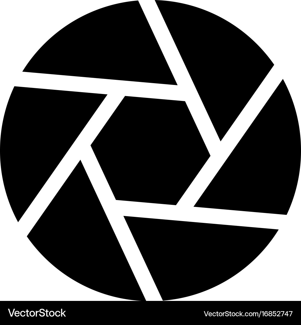 Camera Shutter Icon vector image