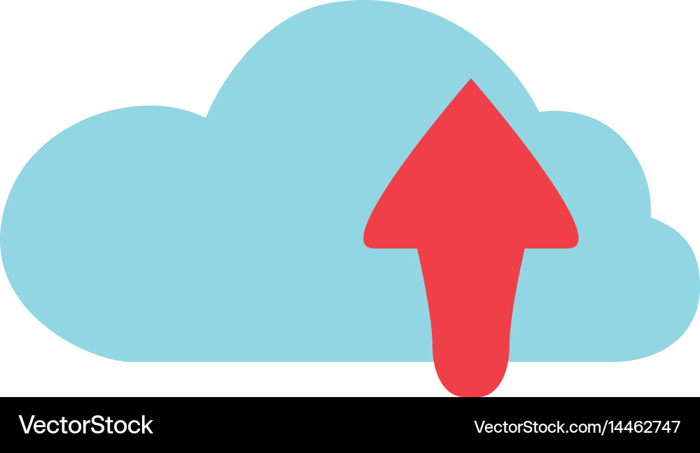 Cloud computing technology Vector Image