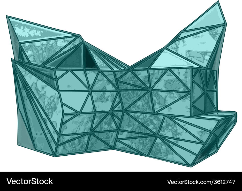 Geometric Angular Structure vector image