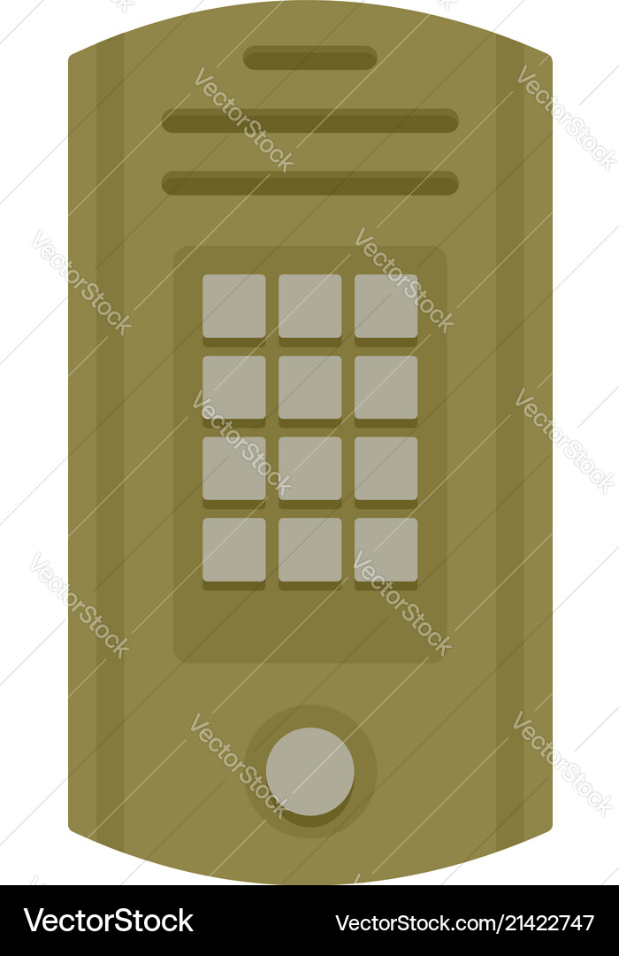 Intercom Icon - Flat Style Vector Image