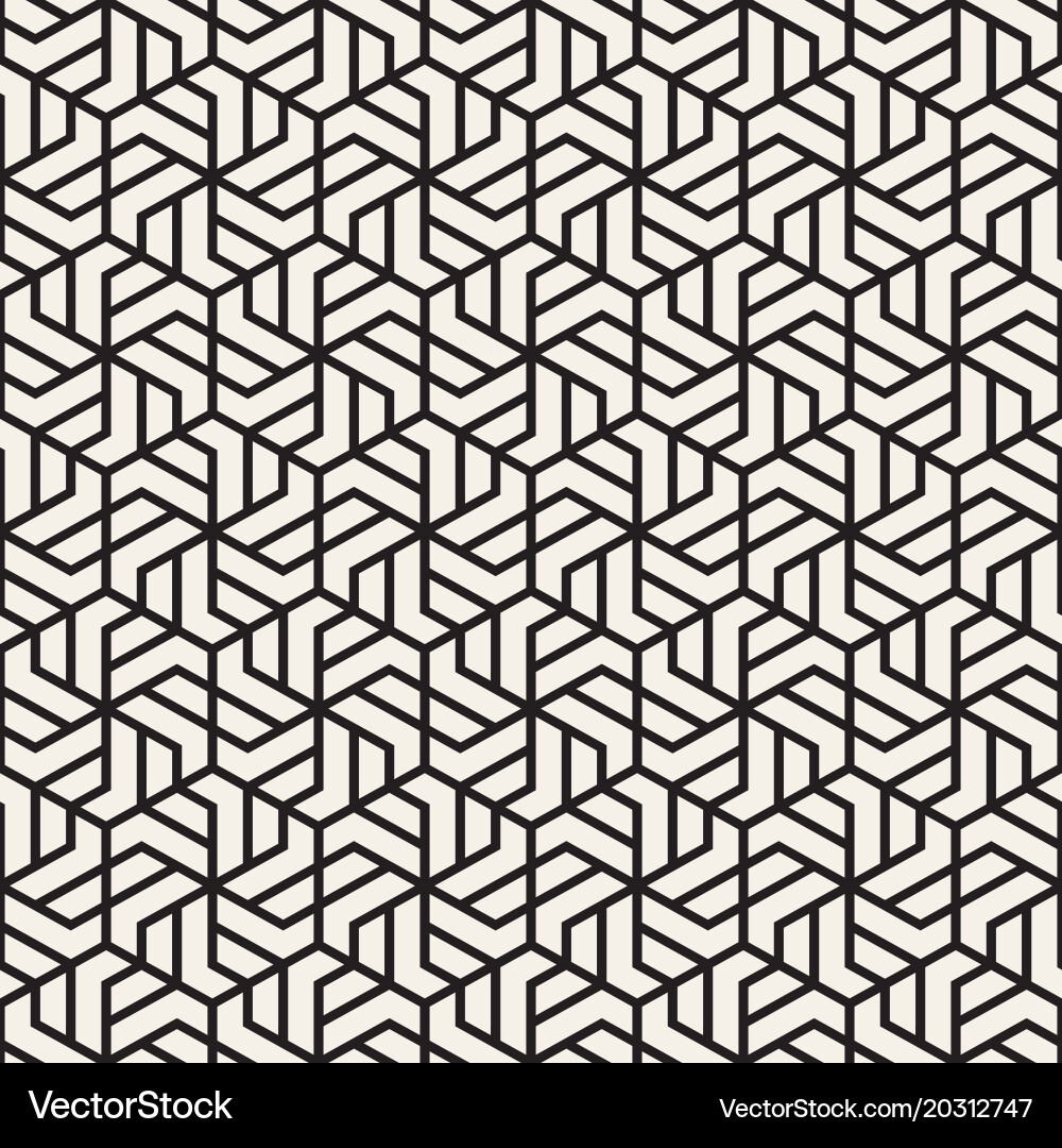 Lattice Geometric Pattern Vector Image