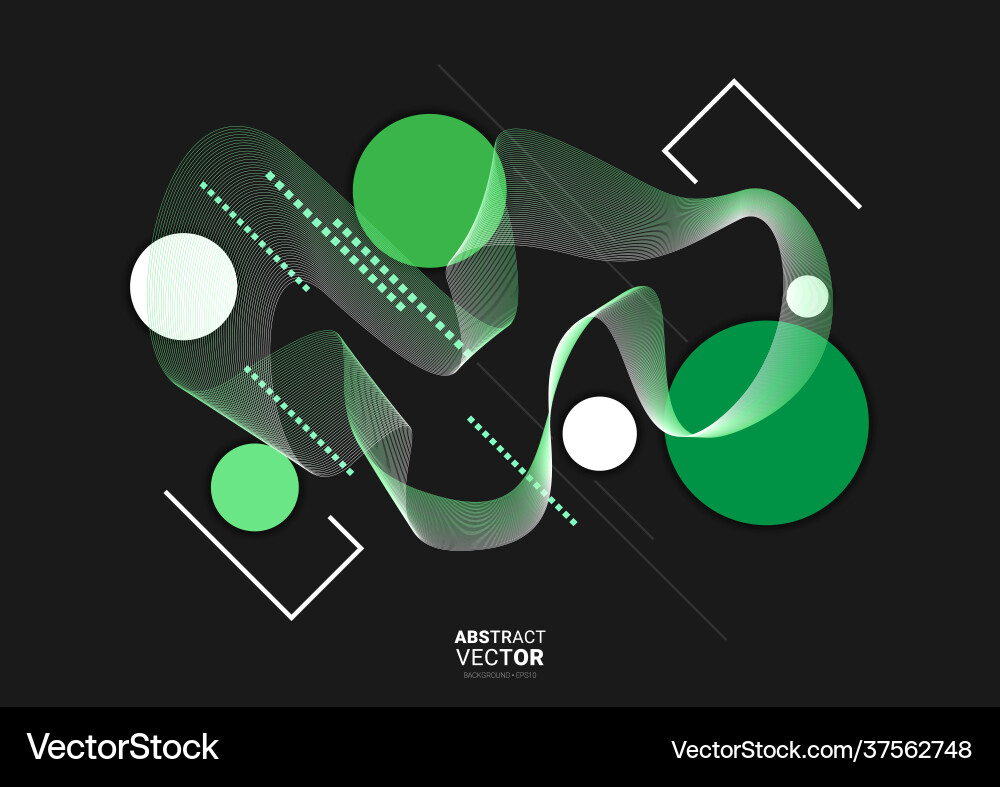 Abstract background with dynamic linear waves Abstract background with dynamic linear waves vector image