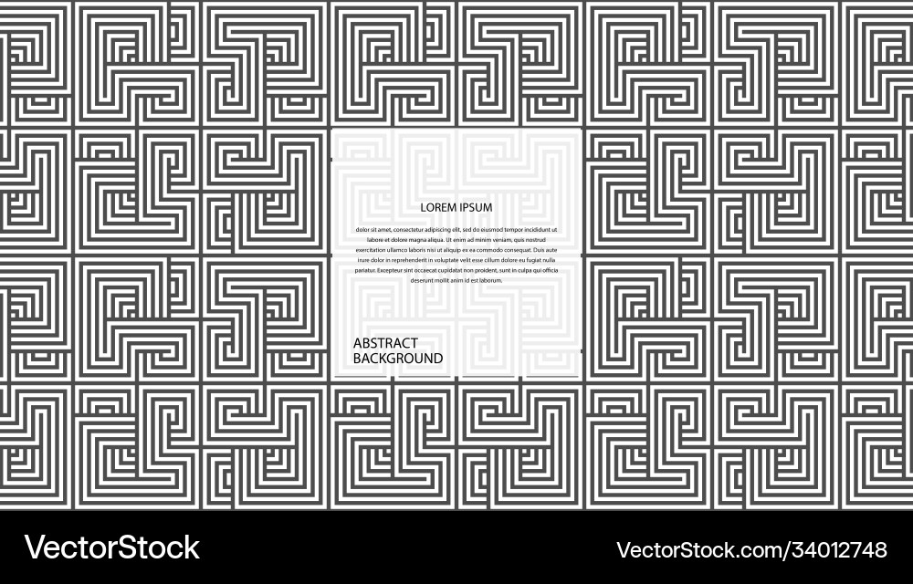 Abstract geometric diagonal square line pattern Abstract geometric diagonal square line pattern Vector Image