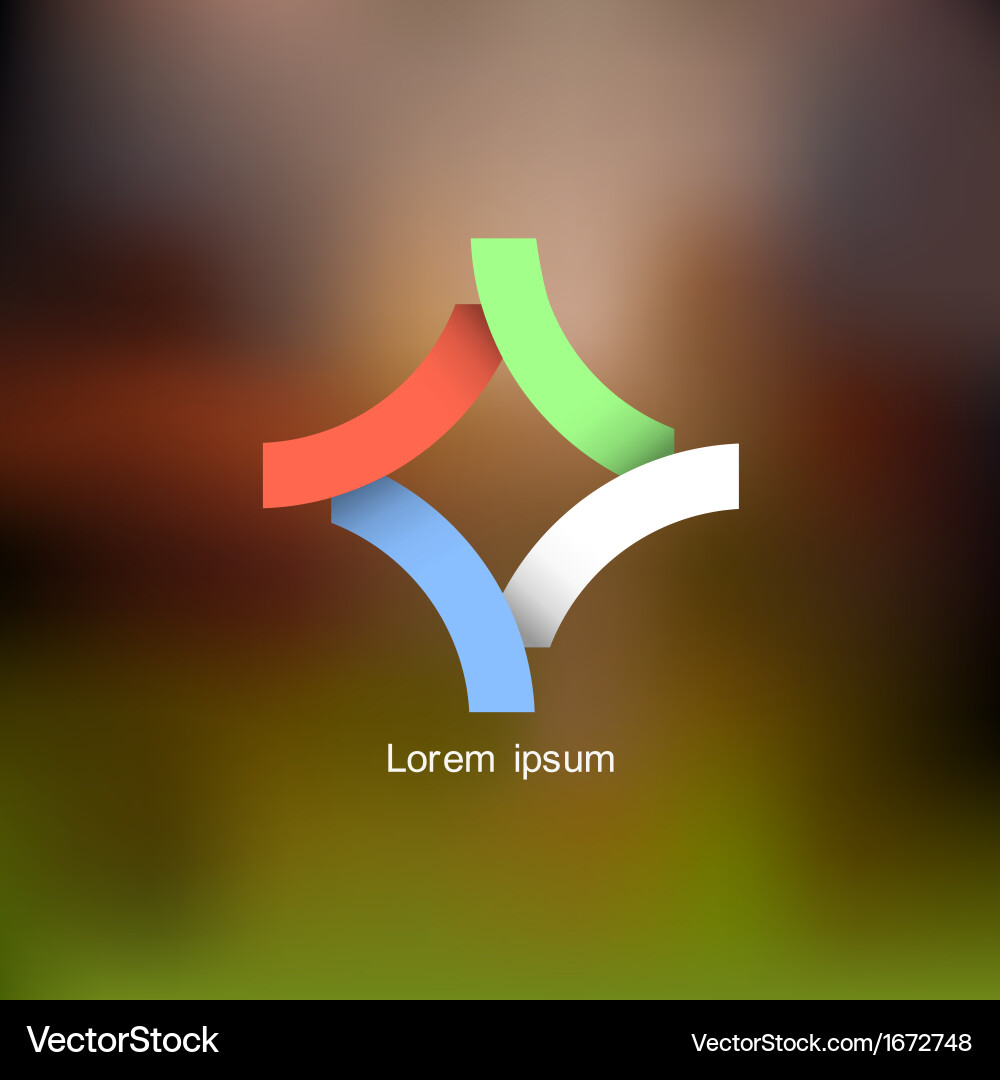Abstract Loop Symbol vector image