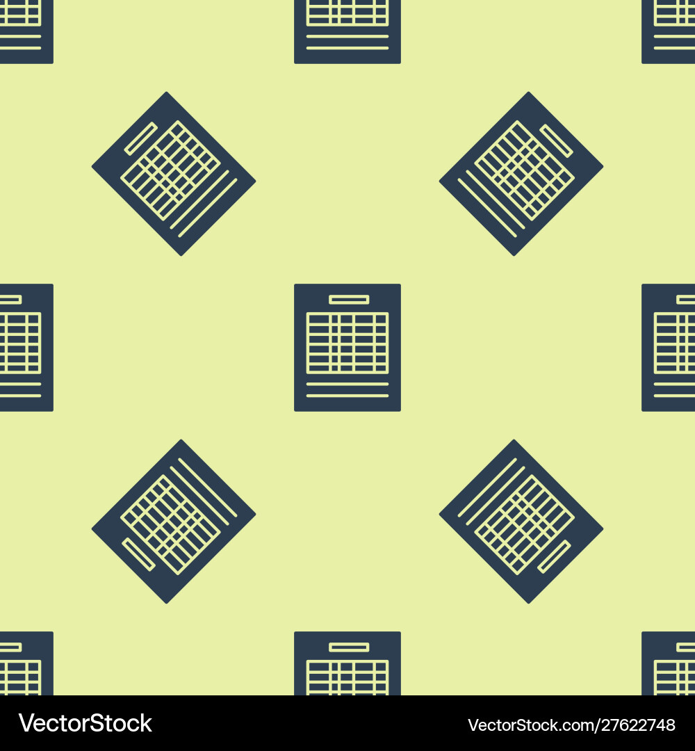 Blue report file document icon isolated seamless Blue report file document icon isolated seamless vector image