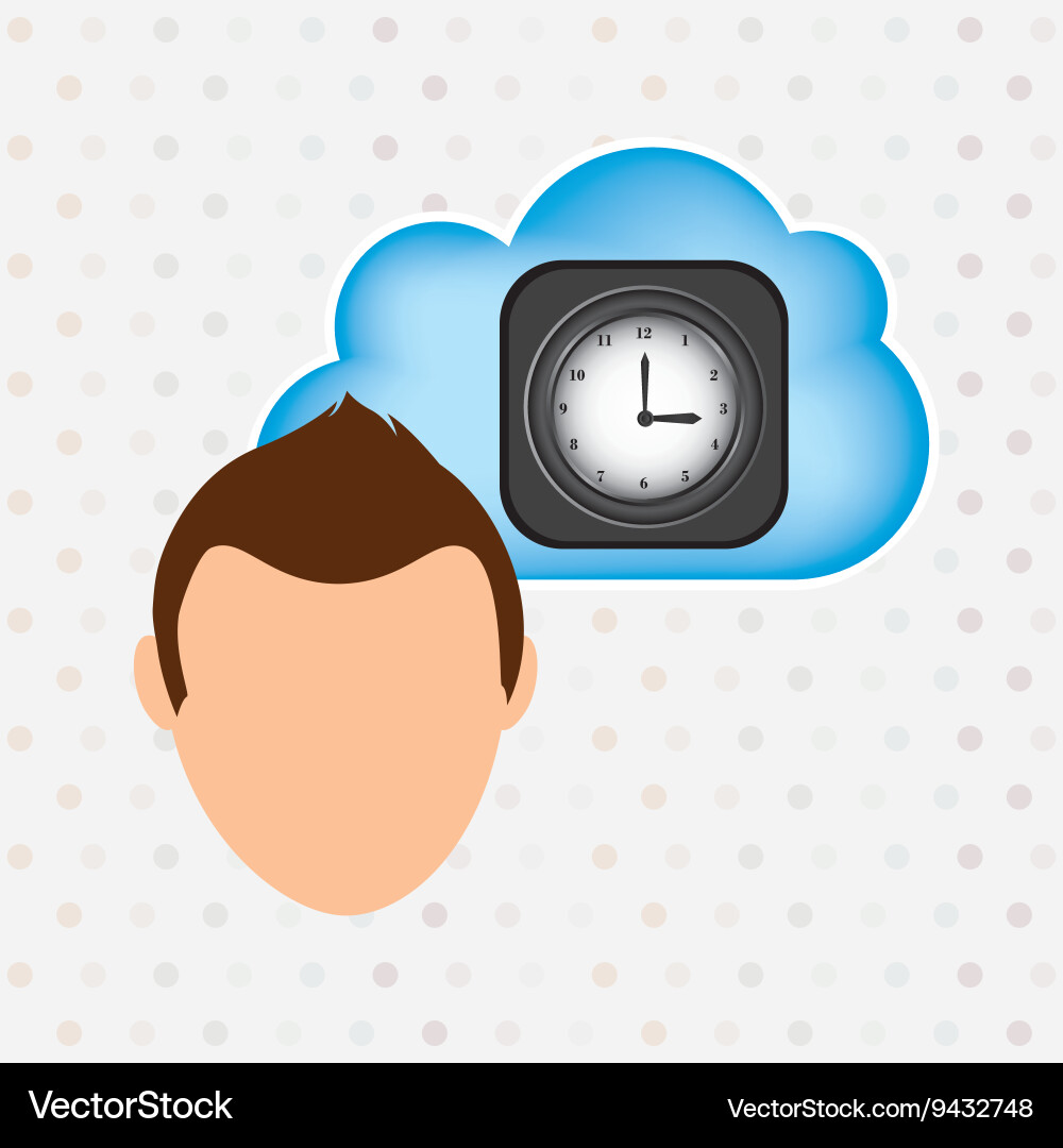 Cloud computing design Vector Image