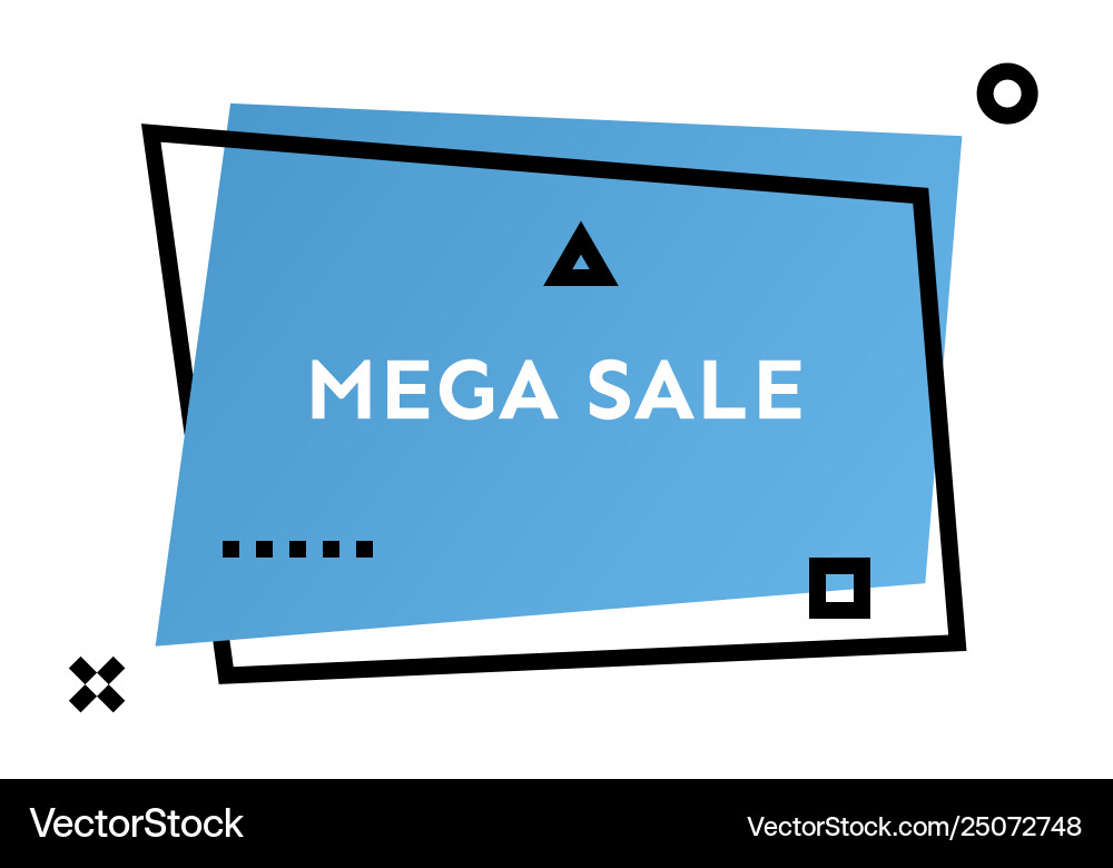Modern gradient shape with promotion text Modern gradient shape with promotion text vector image