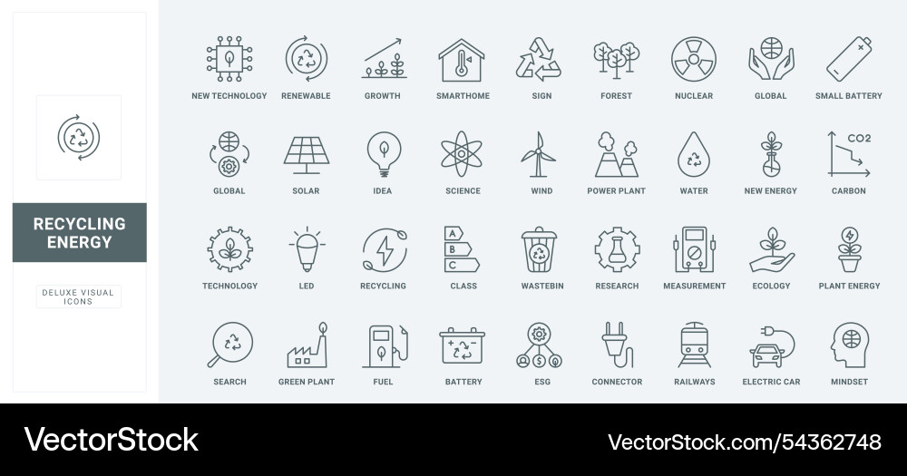 Sustainable technology of environmental protection Sustainable technology of environmental protection vector image