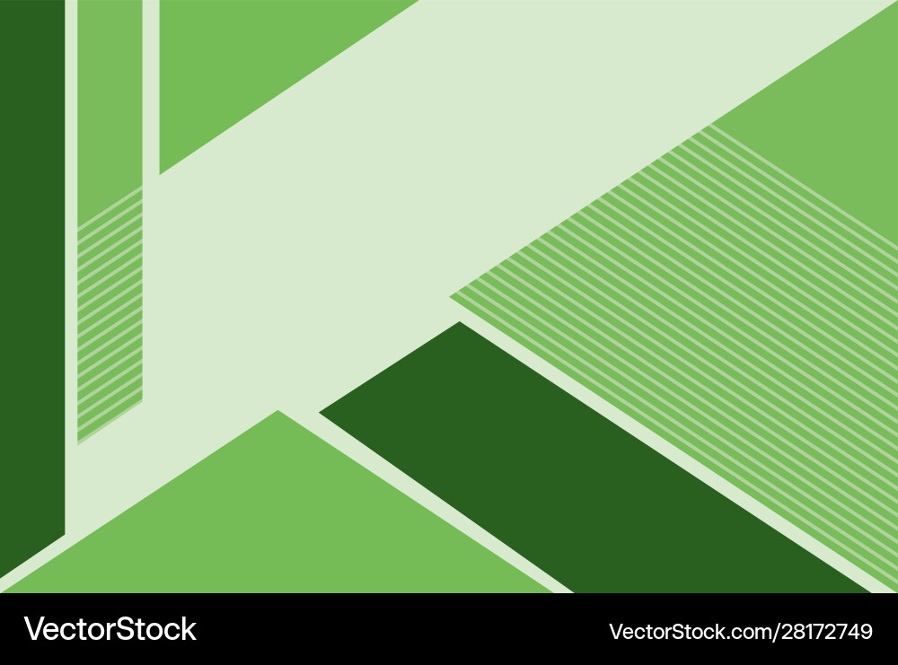 Background design with green abstract patterns Vector Image