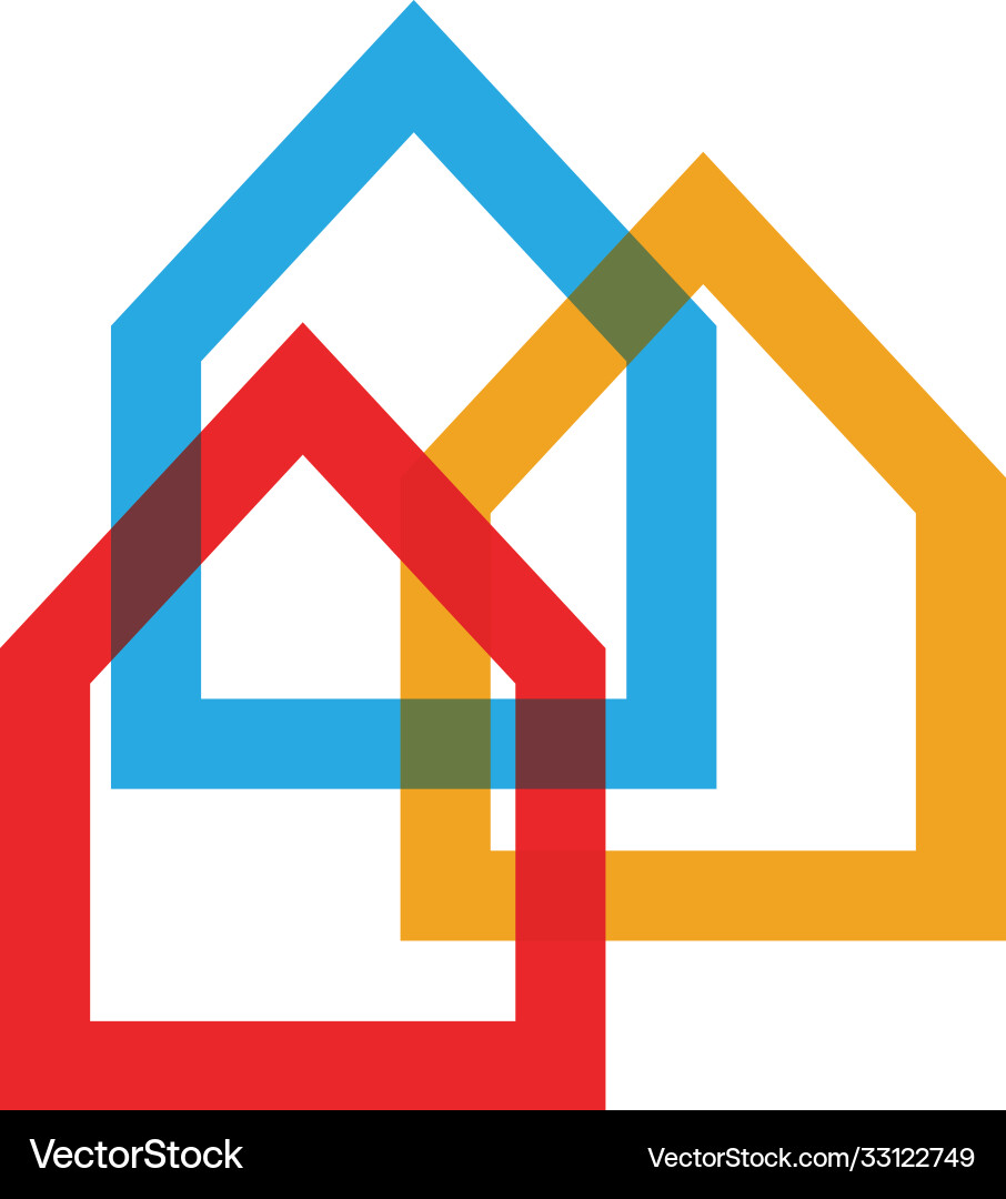 Property and construction logo design Property and construction logo design vector image