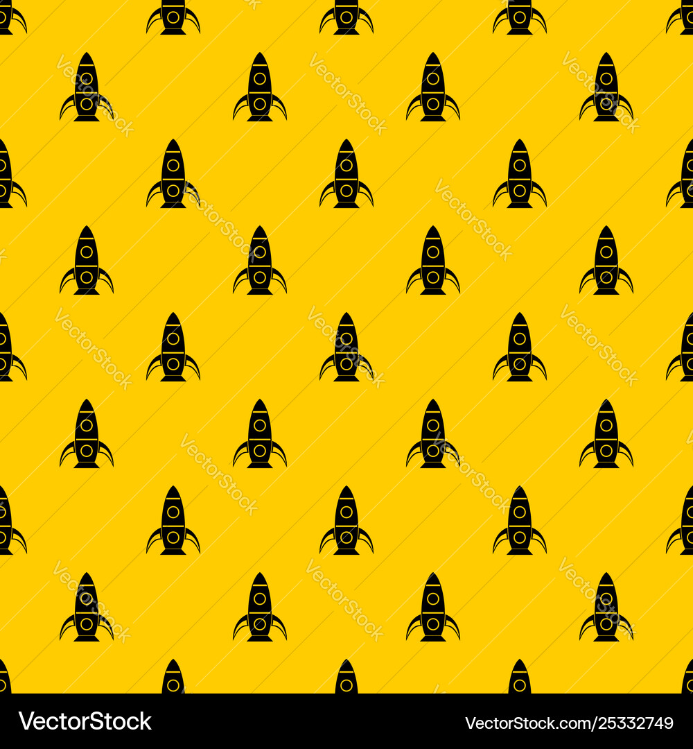 Rocket pattern Rocket pattern vector image