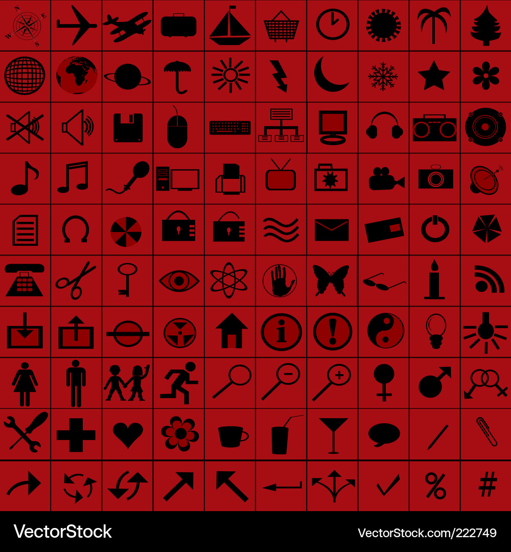 Web icons Vector Image