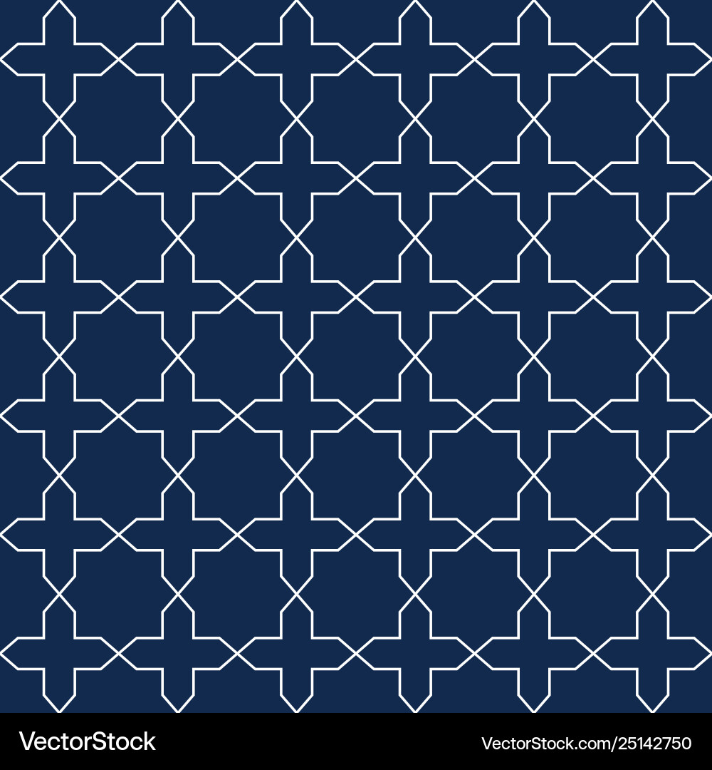 Seamless ornamental pattern - simple design Seamless ornamental pattern - simple design vector image