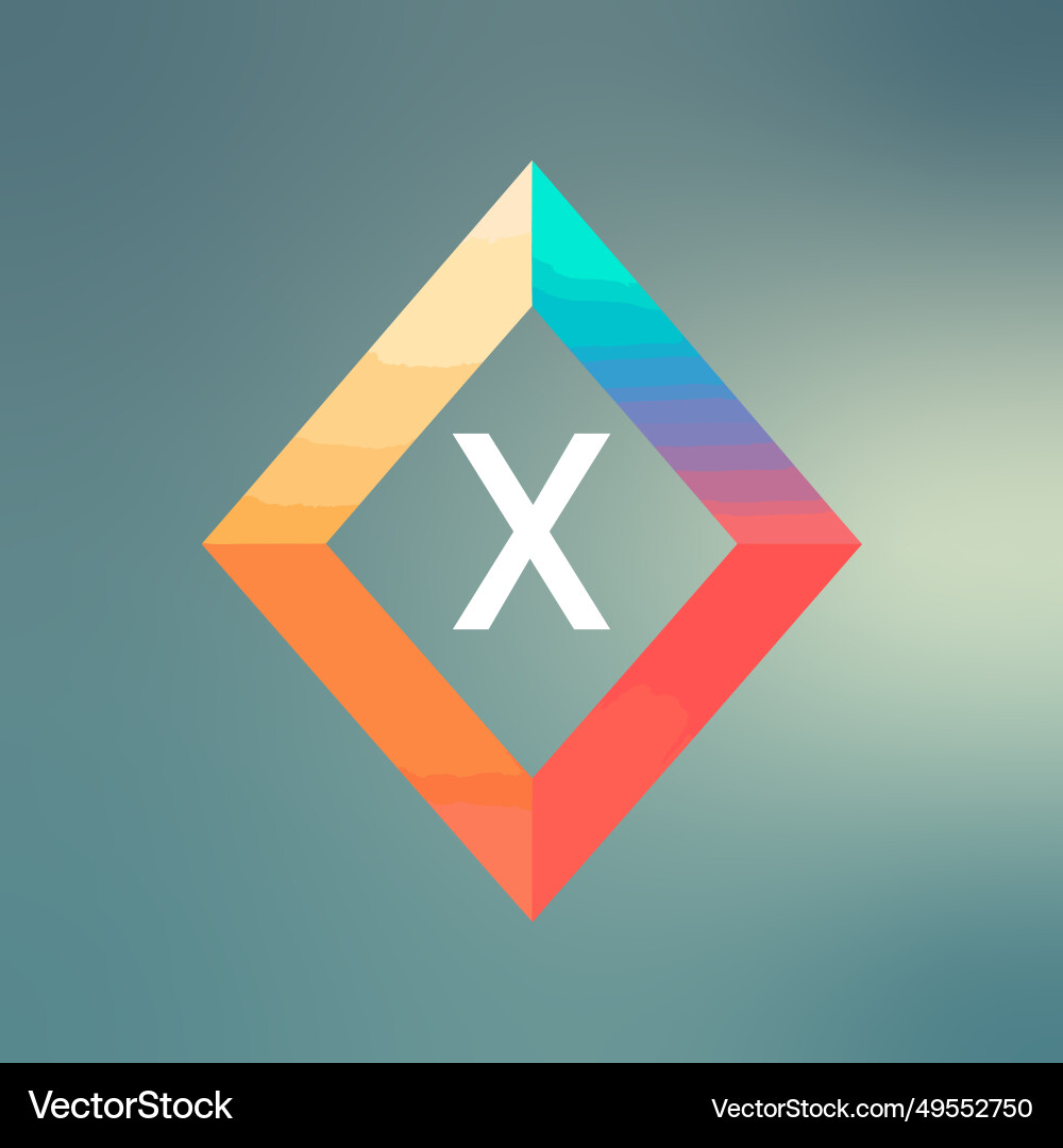 Web app development filled gradient initial logo Web app development filled gradient initial logo vector image