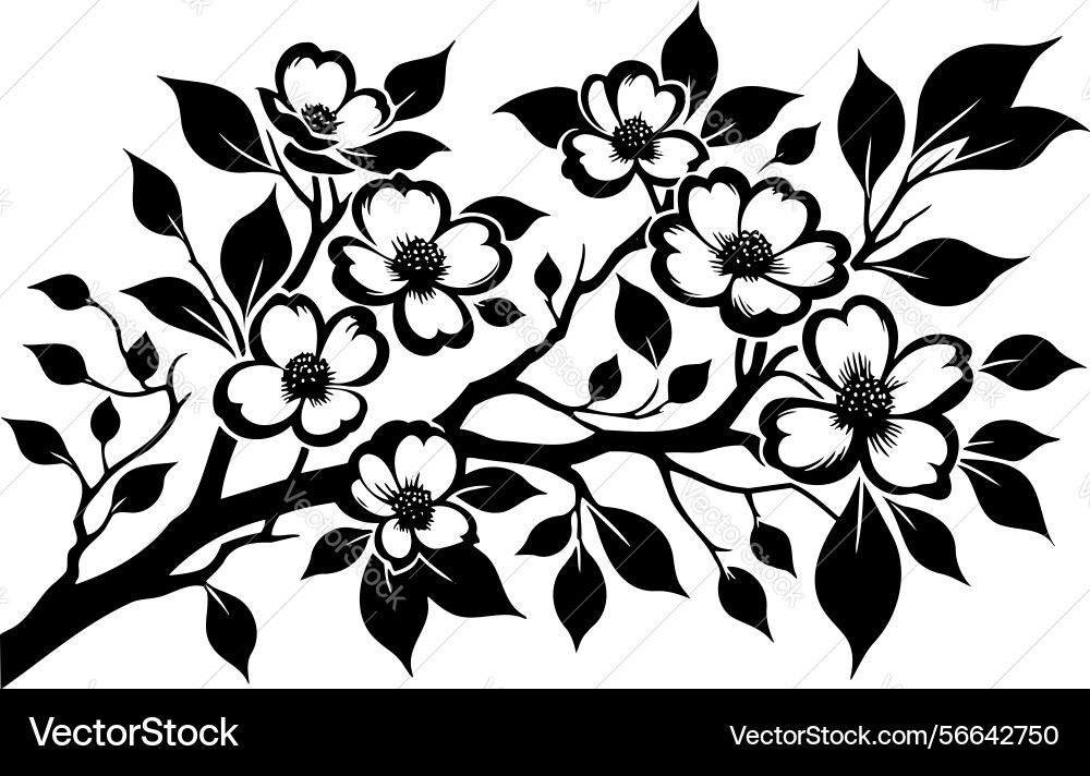 X-default tree branch symbol Vector Image