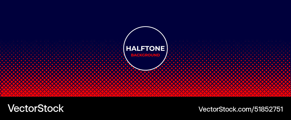 Abstract halftone background with red and navy Abstract halftone background with red and navy vector image