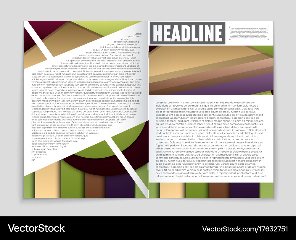 Abstract layout background set for art vector image