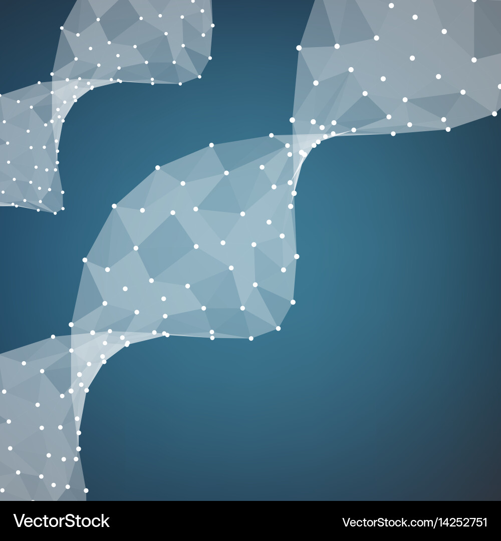 Abstract mesh background chaotically vector image