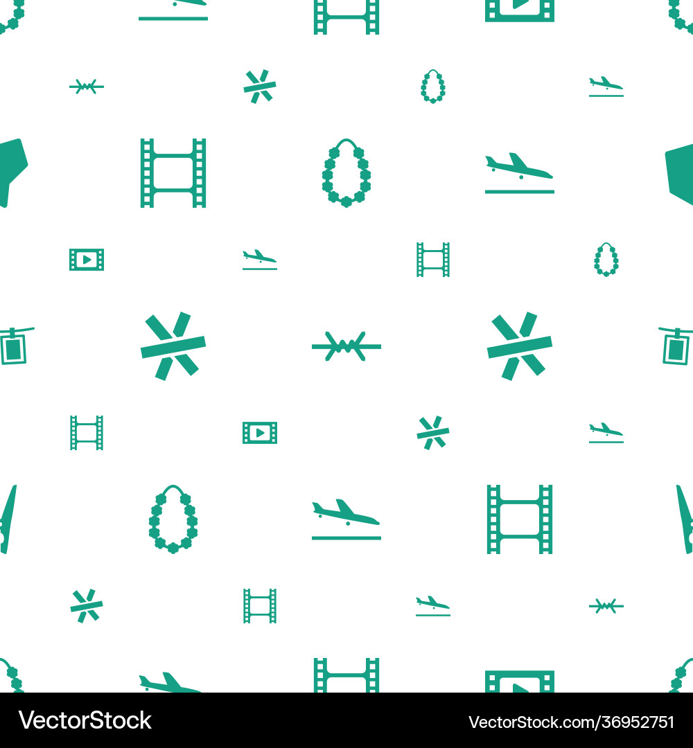 Border icons pattern seamless white background Vector Image