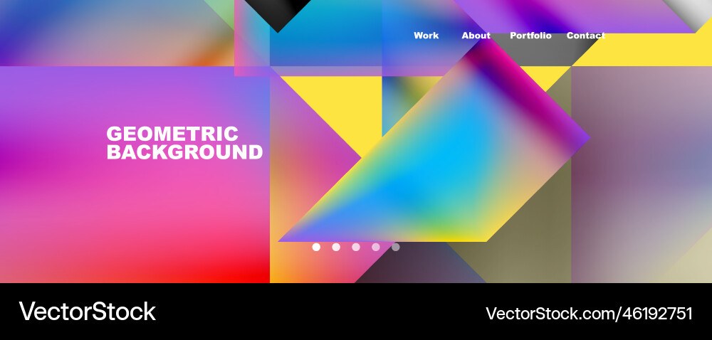 Dynamic lines triangles rectangles geometric Dynamic lines triangles rectangles geometric vector image
