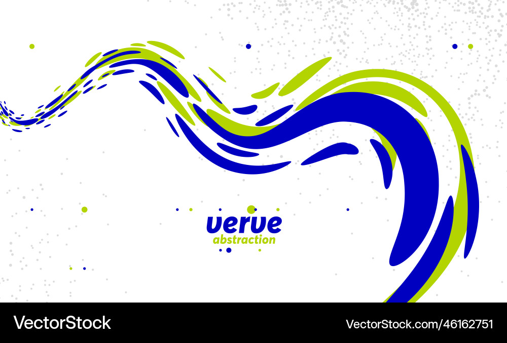 Fluid lava shapes abstract background dynamic vector image