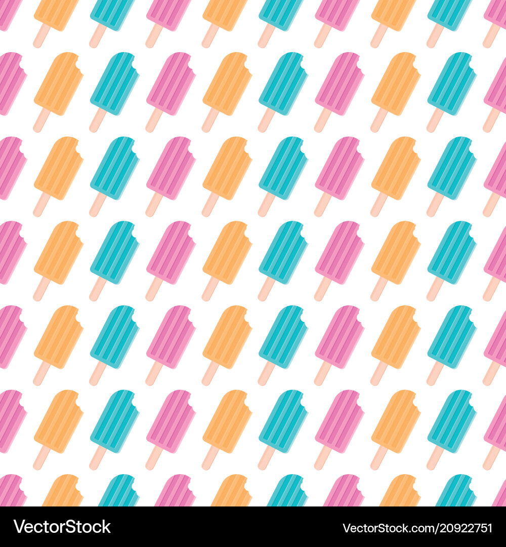 Ice cream pattern design Ice cream pattern design vector image