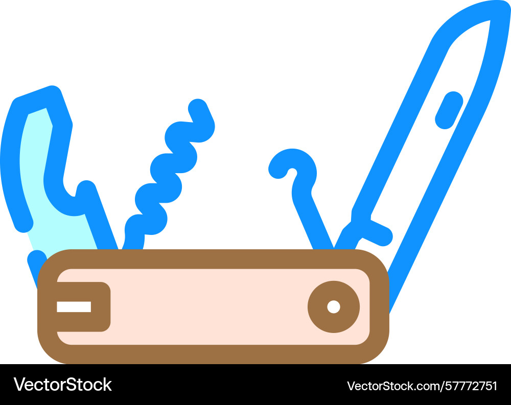 Multi functional color icon Vector Image