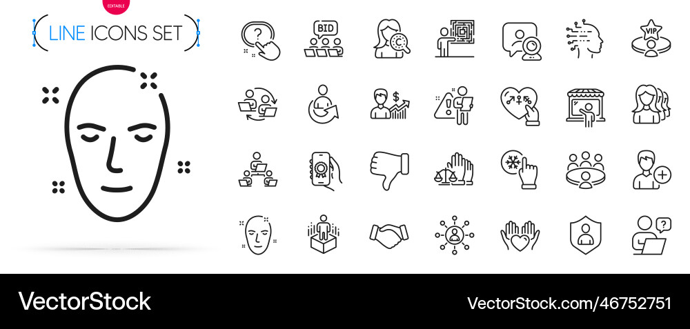 Pack of augmented reality networking and business Pack of augmented reality networking and business Vector Image