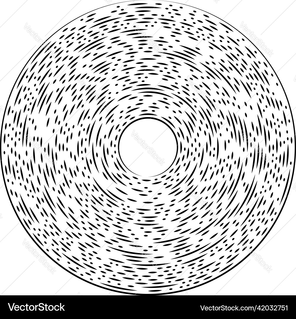 Random radial circular lines abstract geometric Random radial circular lines abstract geometric vector image