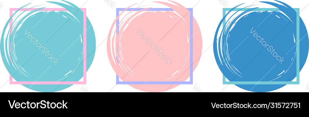 Set colorful banner - pattern for web vector image