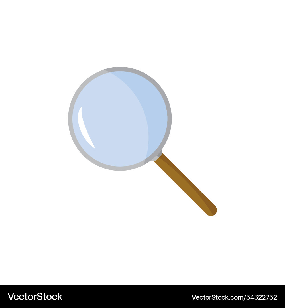 A magnifying glass icon A magnifying glass icon vector image