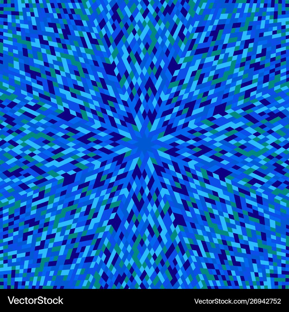 Abstract geometrical dynamic radial tiled pattern Abstract geometrical dynamic radial tiled pattern vector image