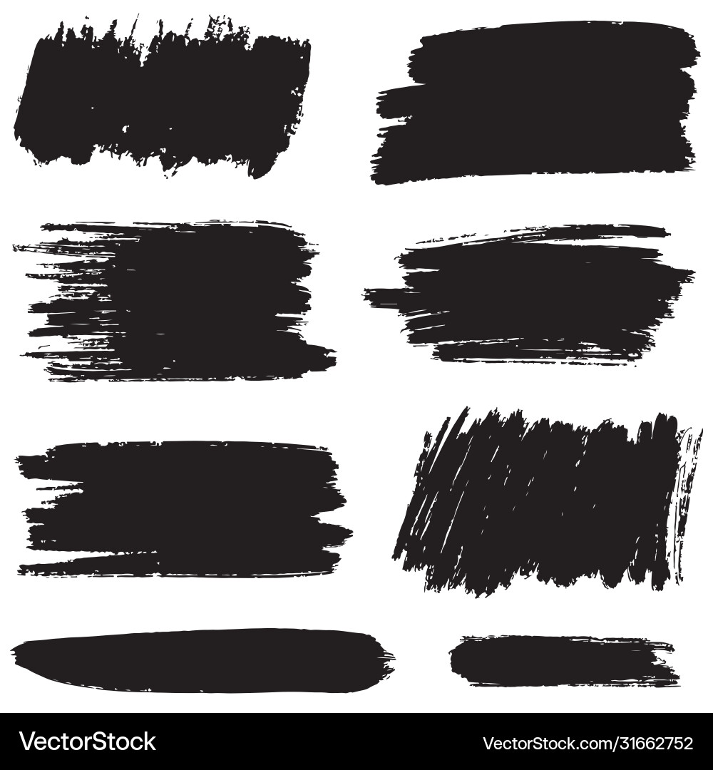 Brushstroke Collection vector image