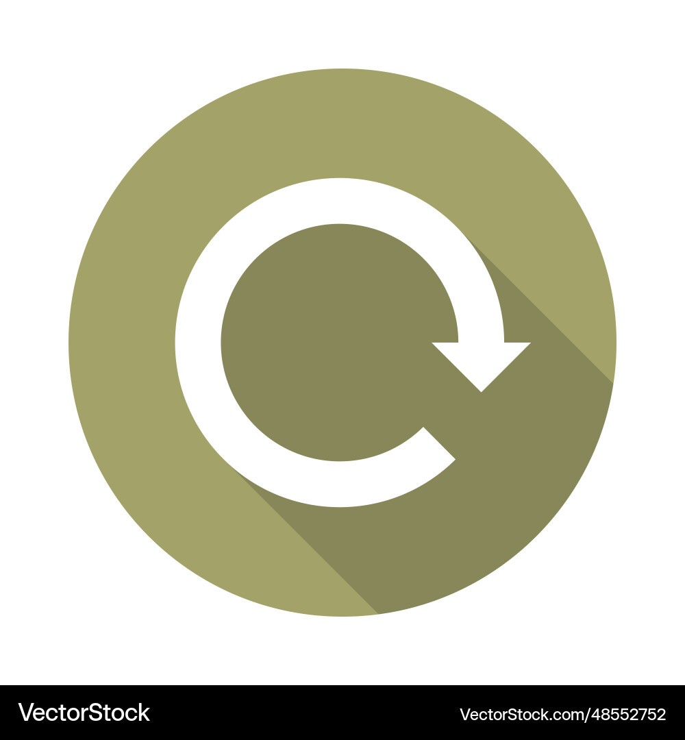 Circle arrow icon reload refresh rotation Circle arrow icon reload refresh rotation vector image