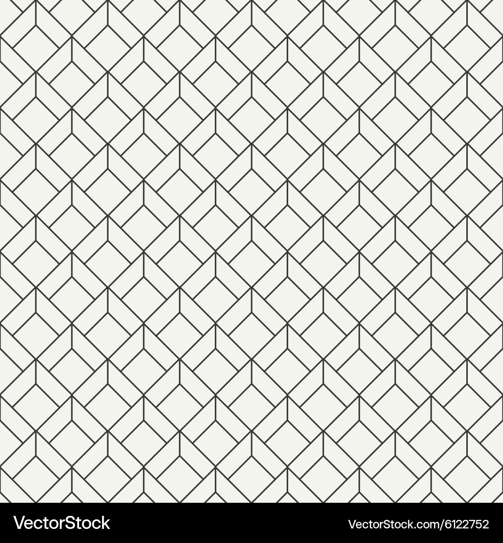 Cube Pattern - Geometric Abstract Vector Image
