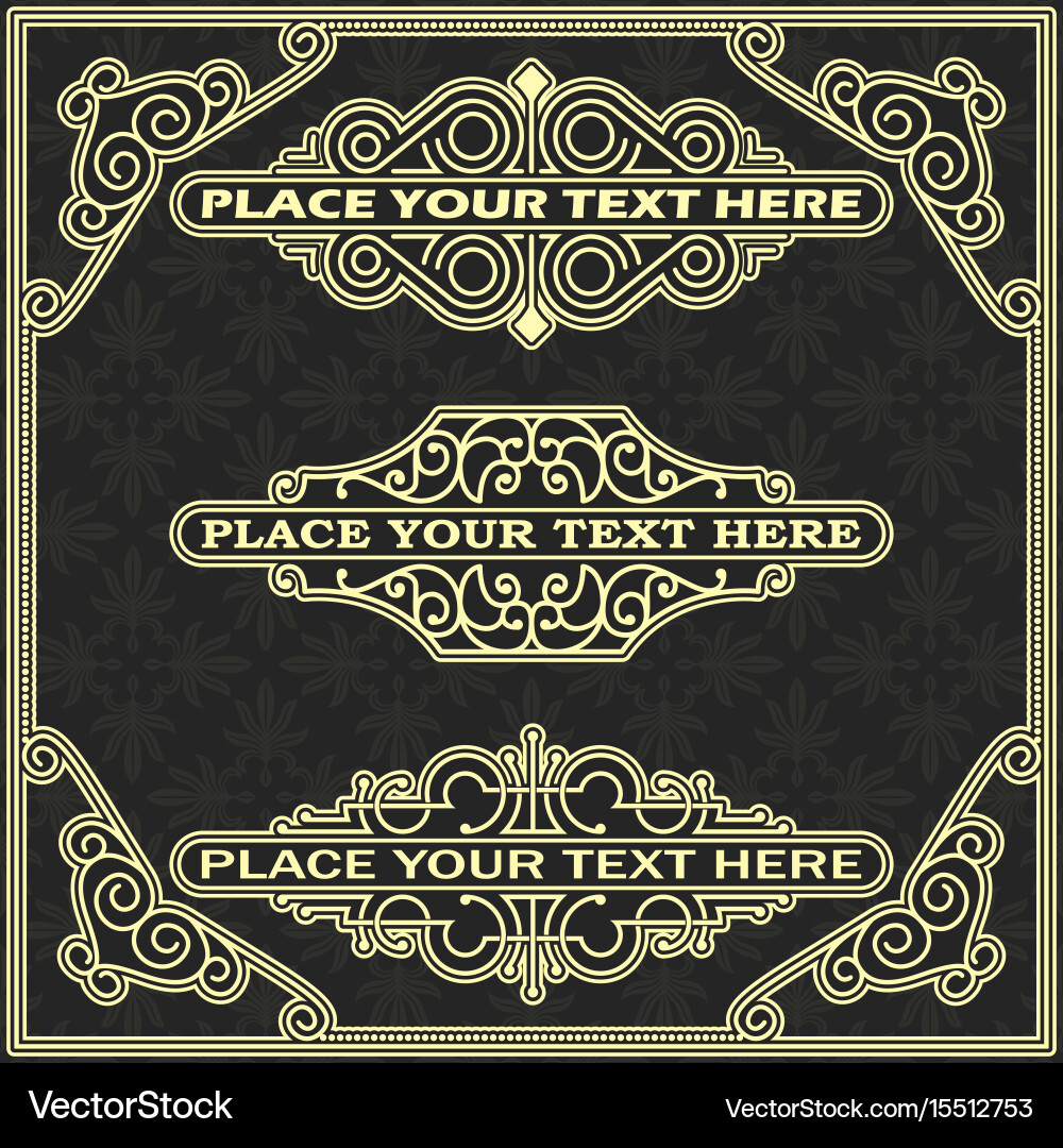 A set of elements for design Vector Image
