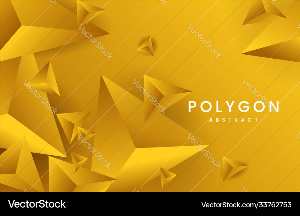 Abstract triangle yellow background Abstract triangle yellow background vector image