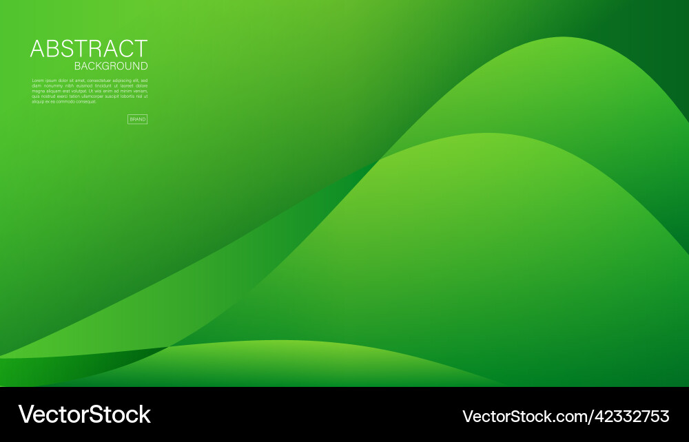 Green wave abstract background pattern Green wave abstract background pattern vector image