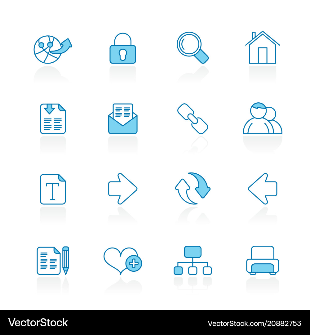 Line with blue background internet and web Line with blue background internet and web vector image
