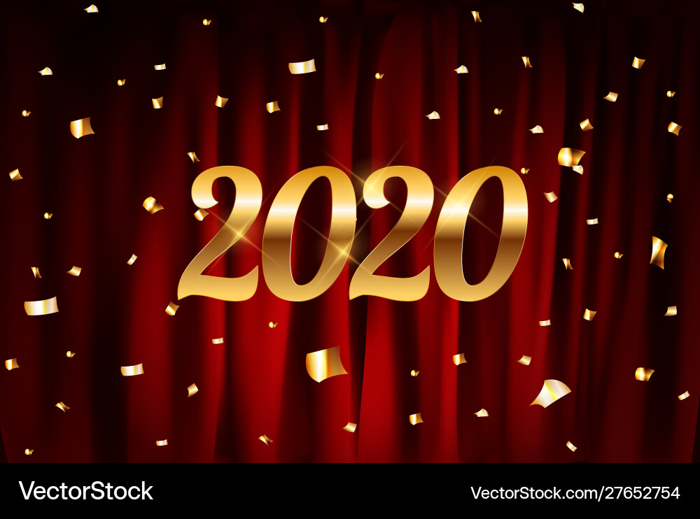 2020 new year background 2020 new year background Vector Image