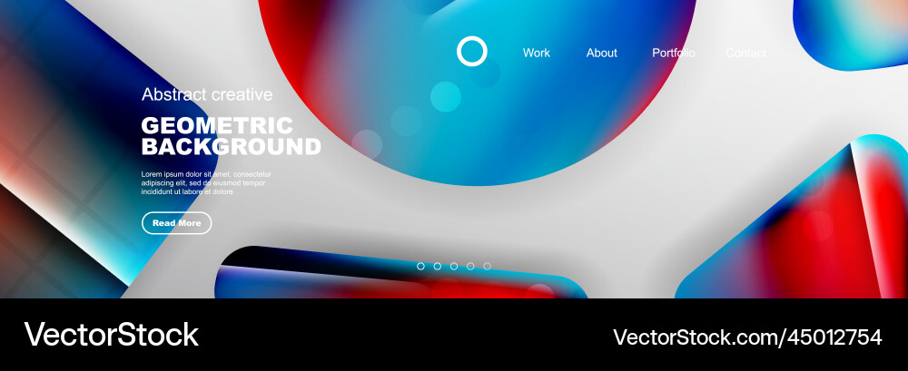 Abstract background for your landing page design Abstract background for your landing page design vector image