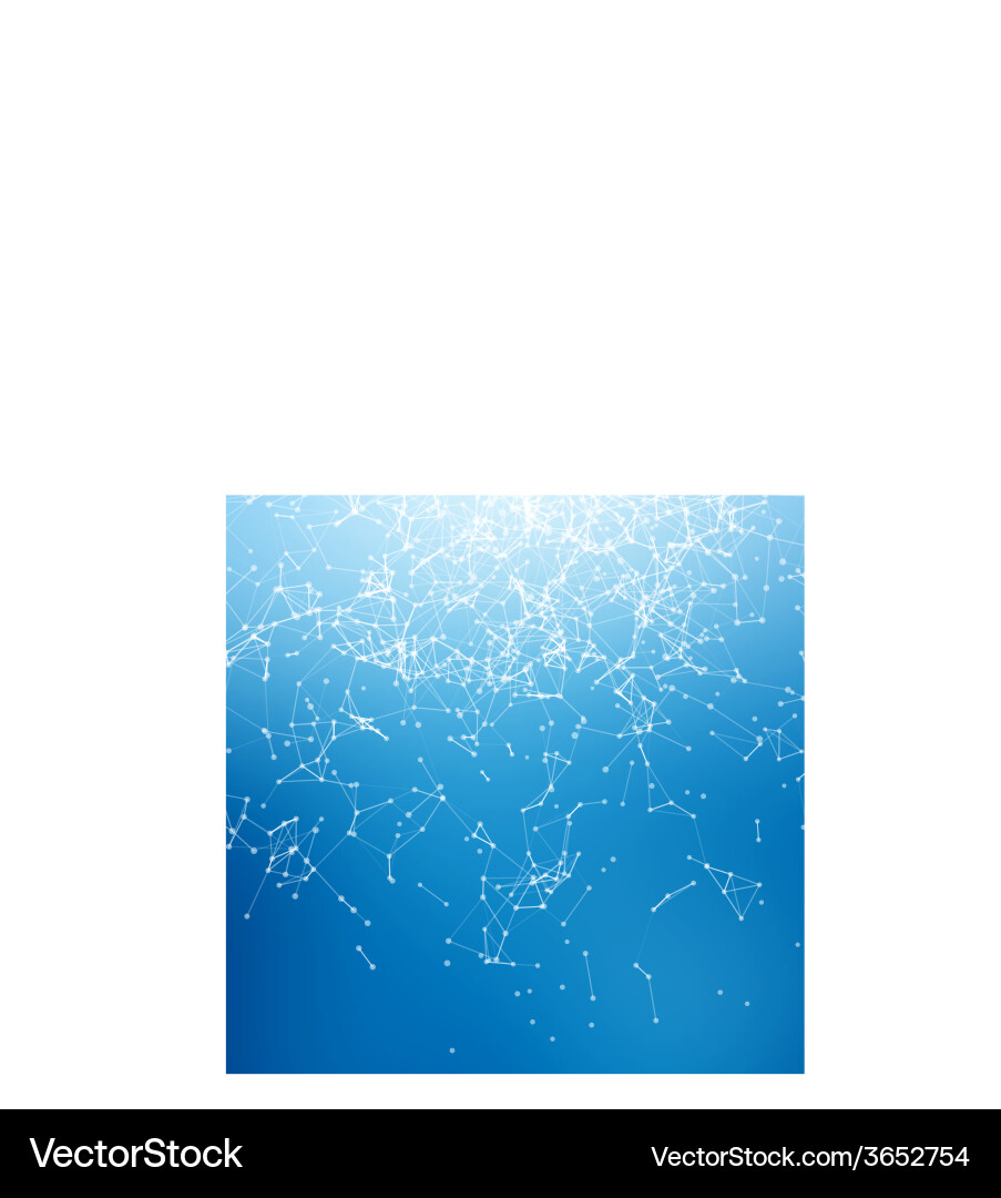 Abstract Connection Network Vector Image