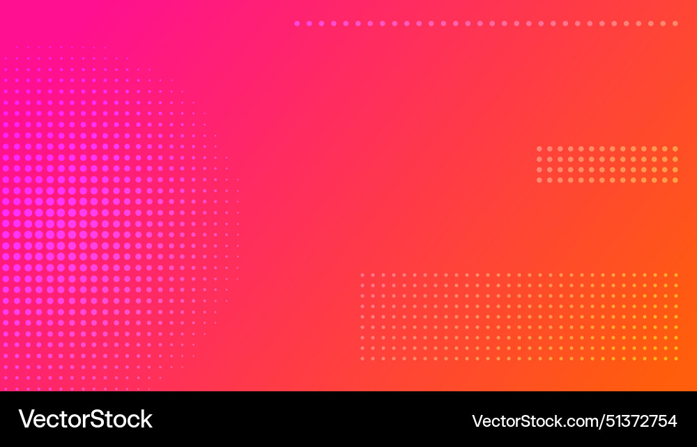 Abstract gradient geometric background with dots Vector Image