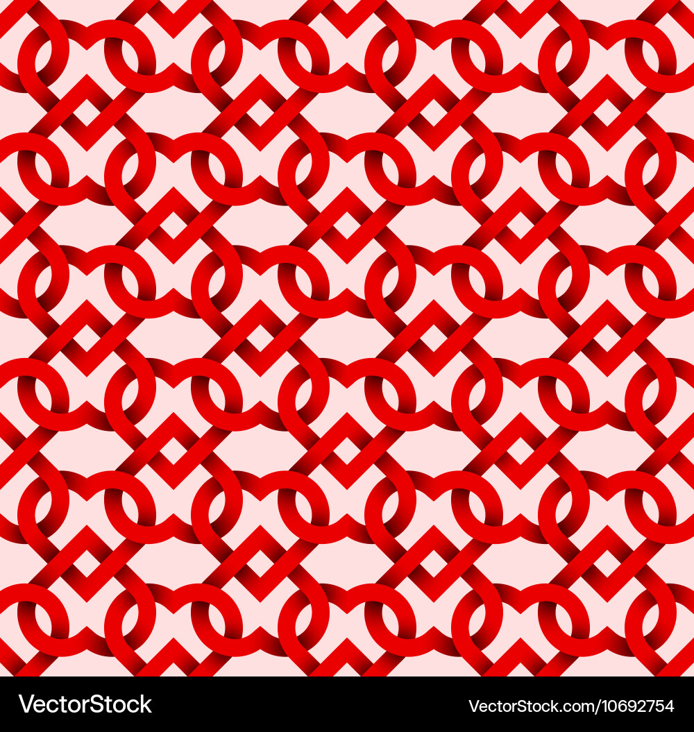 Abstract repeatable pattern background of red Vector Image
