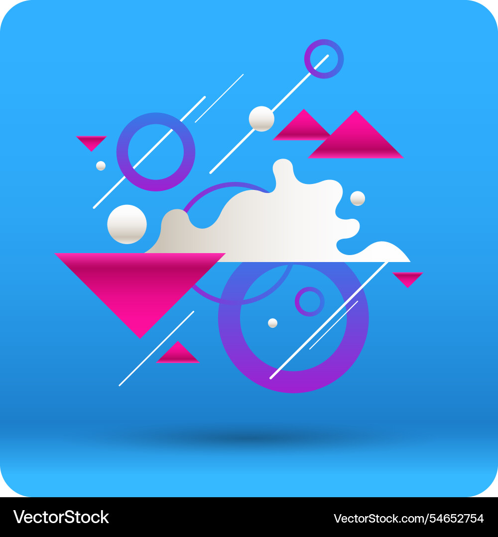 Background with abstract shapes a template Background with abstract shapes a template vector image