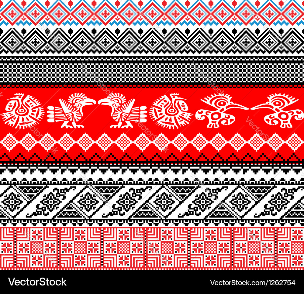 Inca Pattern Background vector image