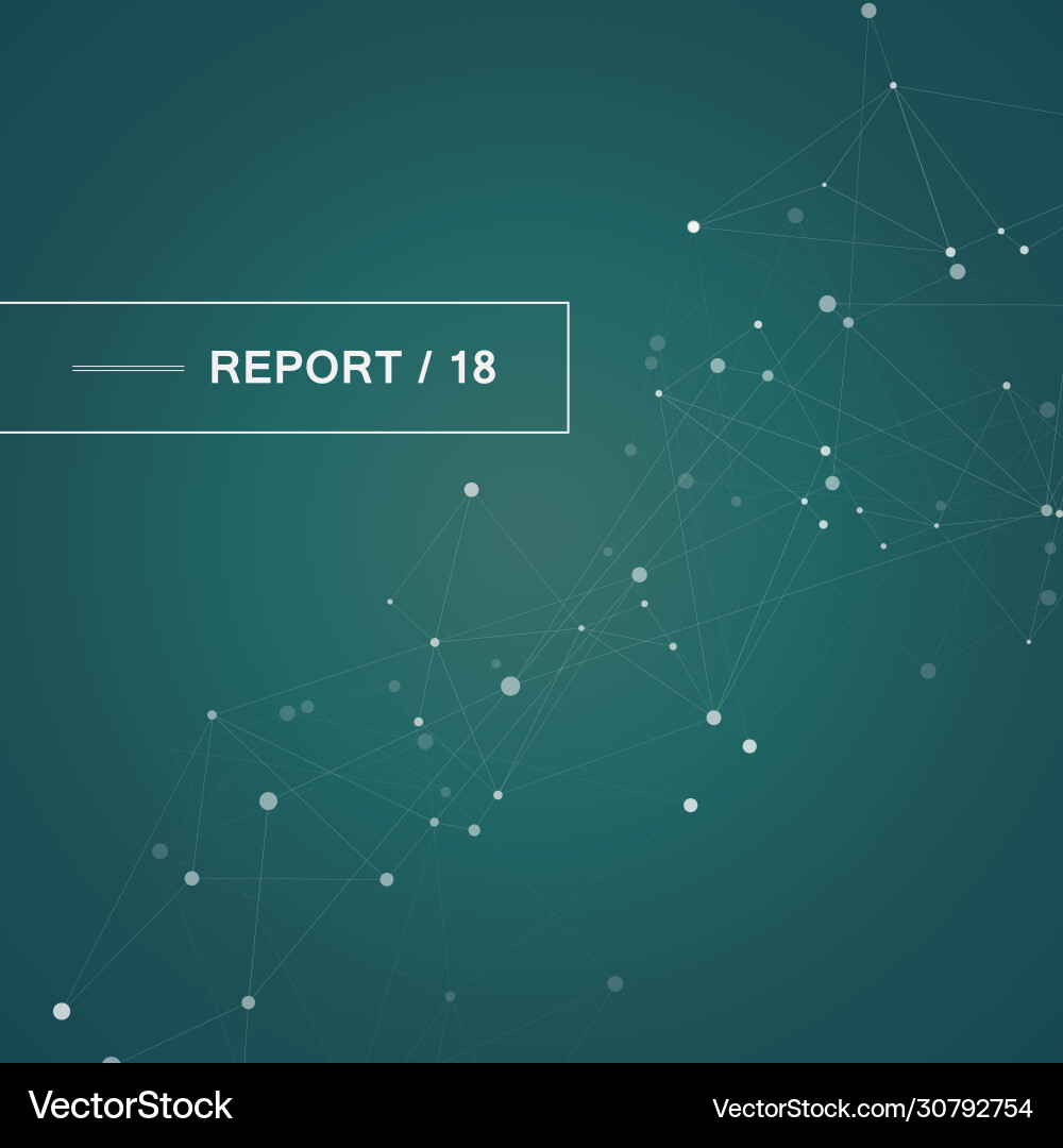 Molecule connection structure neurons chain Molecule connection structure neurons chain vector image