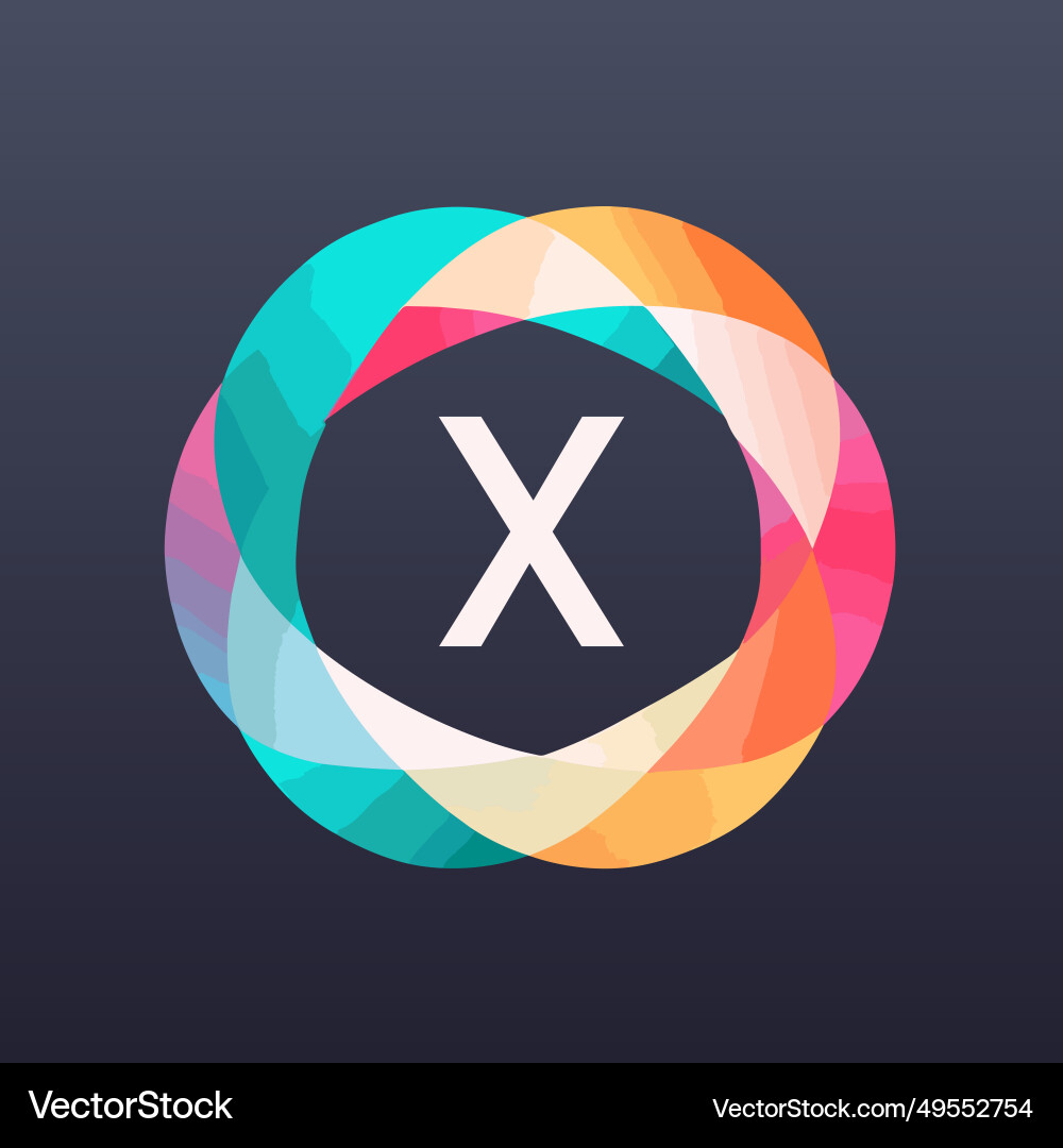 Software engineering filled gradient initial logo Software engineering filled gradient initial logo vector image